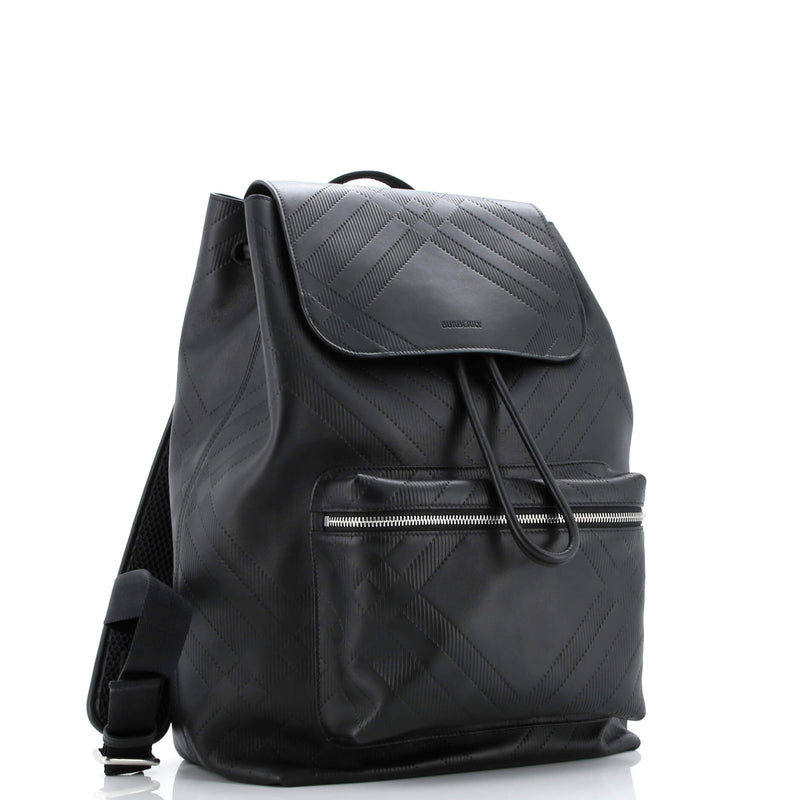 Burberry Front Pocket Backpack Check