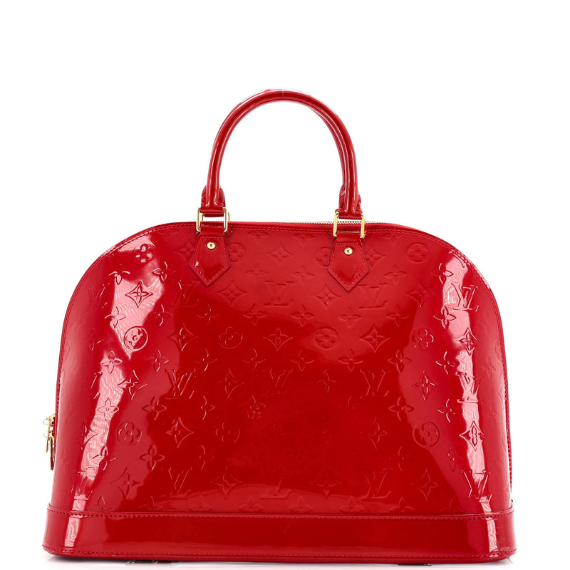 Louis Vuitton Alma Handbag Vernis Gm
