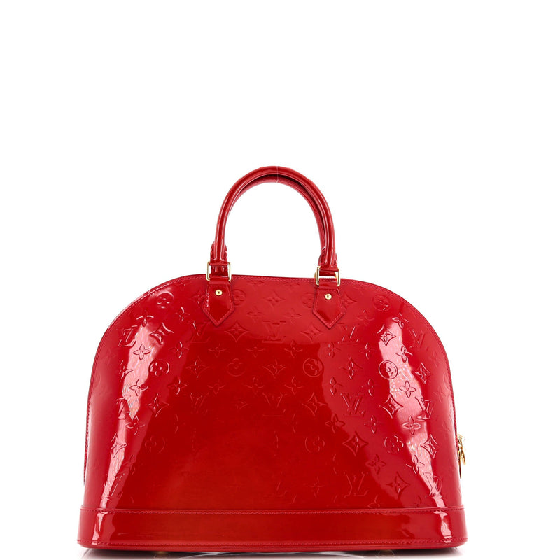 Louis Vuitton Alma Handbag Vernis Gm