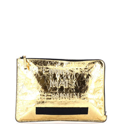 Chanel Feminine Pouch Crinkled Leather