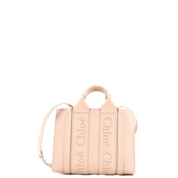 Chloe Woody Convertible Tote Leather