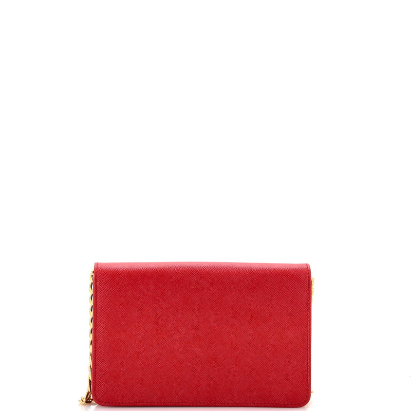 Prada Chain Wallet Crossbody Saffiano