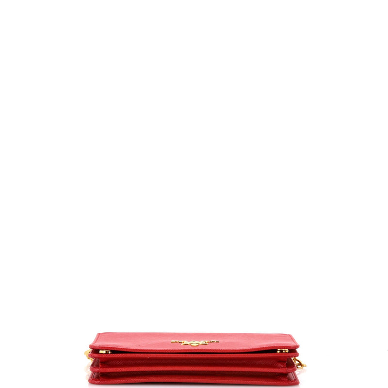 Prada Chain Wallet Crossbody Saffiano