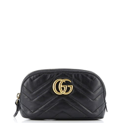 Gucci Gg Marmont Cosmetic Case Matelasse