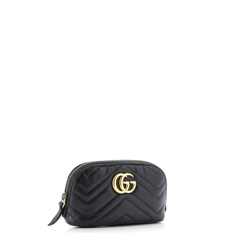 Gucci Gg Marmont Cosmetic Case Matelasse