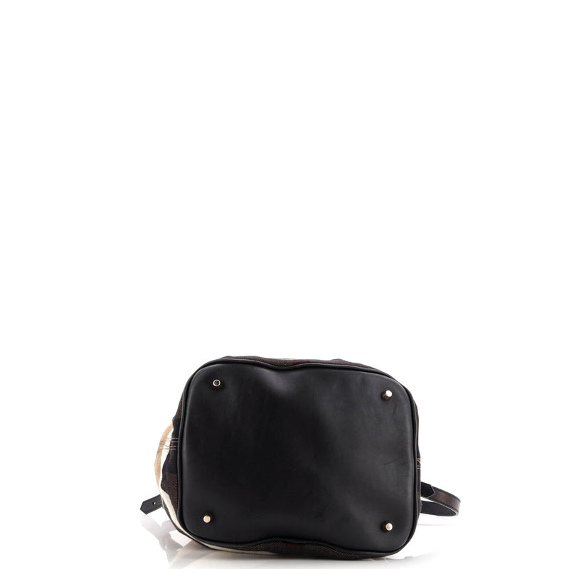 Burberry Ashby Bag House Check Canvas