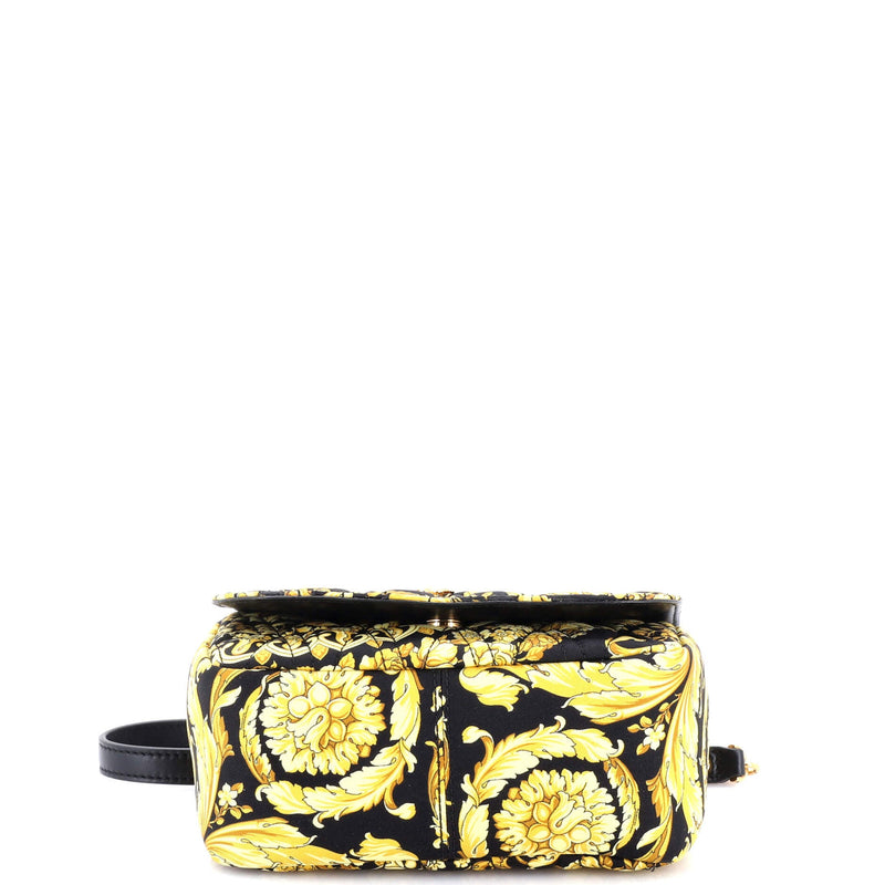Versace Virtus Chain Flap Shoulder Bag
