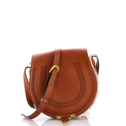 Chloe Marcie Basket Crossbody Bag Raffia