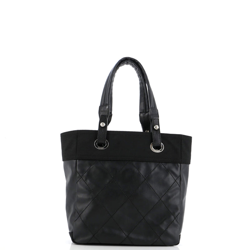 Chanel Biarritz Tote Quilted Coated