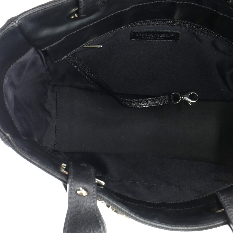 Chanel Biarritz Tote Quilted Coated