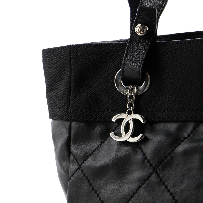 Chanel Biarritz Tote Quilted Coated