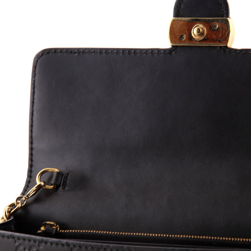 Icon Wallet On Chain Guccissima Leather