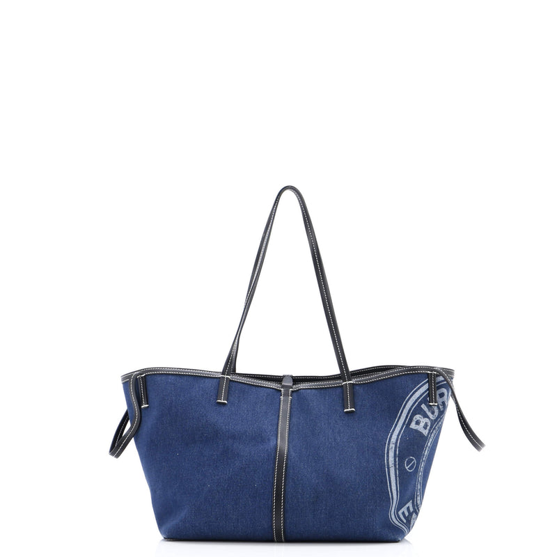 Burberry Beach Tote Denim Mini