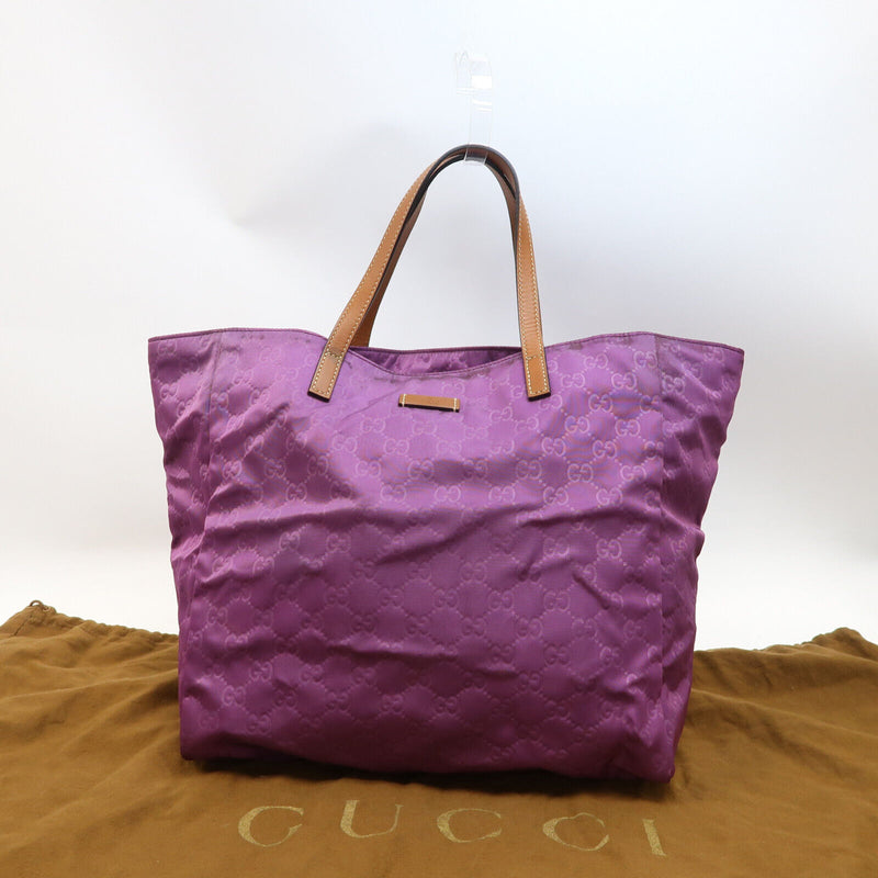 Gucci Gg Shw Tote Bag Handbag Nylon