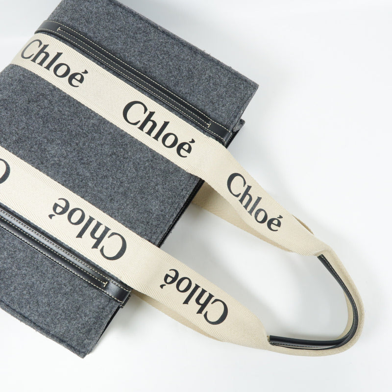 Chloe Woody Medium Tote Bag Shoulder
