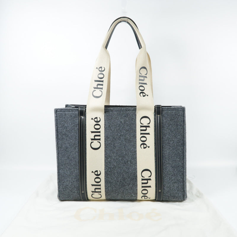 Chloe Woody Medium Tote Bag Shoulder