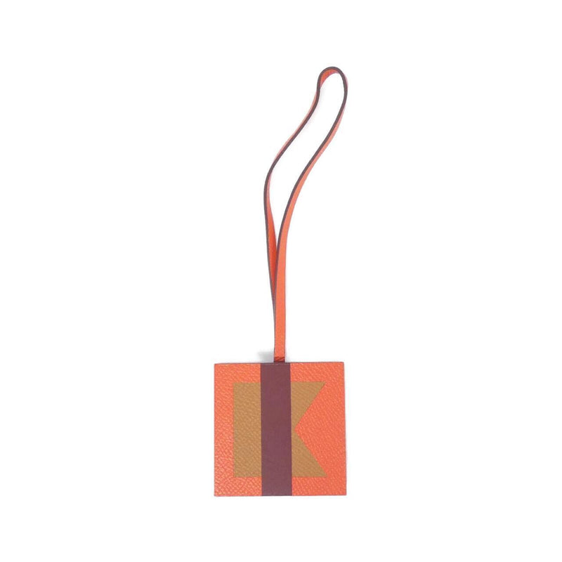 Hermes K Lettre Carre Bag Charm