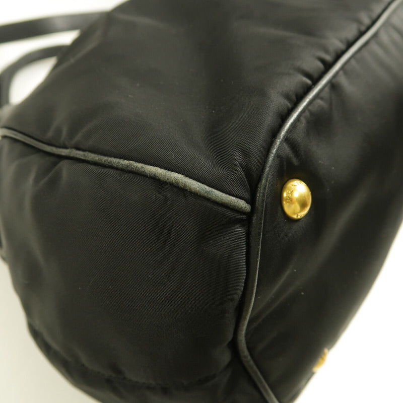 Prada Ghw Shoulder Bag 2Way Nylon Black