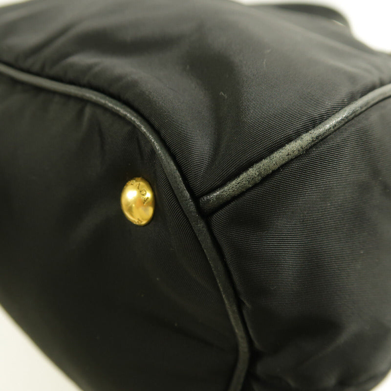 Prada Ghw Shoulder Bag 2Way Nylon Black