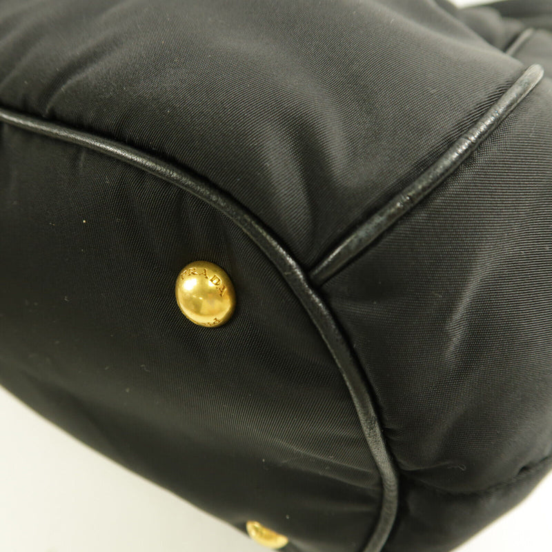 Prada Ghw Shoulder Bag 2Way Nylon Black