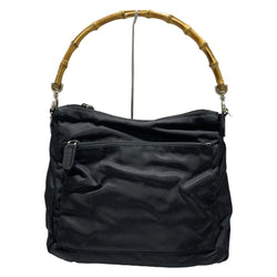 Gucci Bamboo - Black Leather Nylon