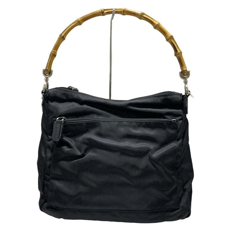 Gucci Bamboo - Black Leather Nylon