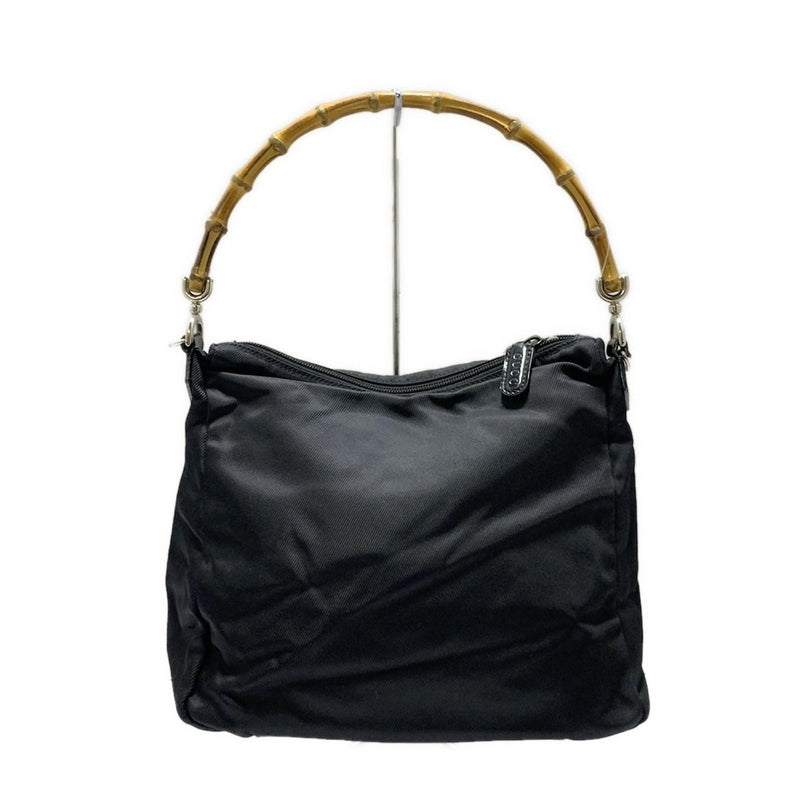 Gucci Bamboo - Black Leather Nylon