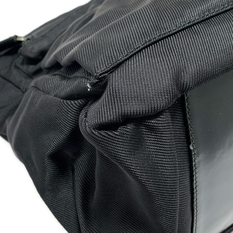 Gucci Bamboo - Black Leather Nylon