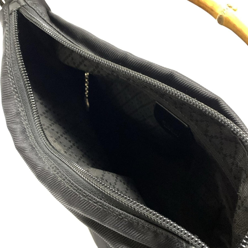 Gucci Bamboo - Black Leather Nylon