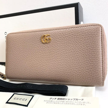 Gucci Gg Marmont Round Zipper