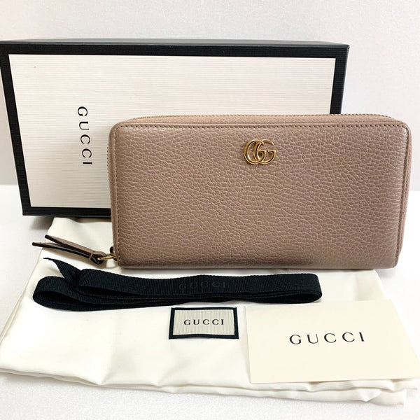 Gucci Gg Marmont Round Zipper