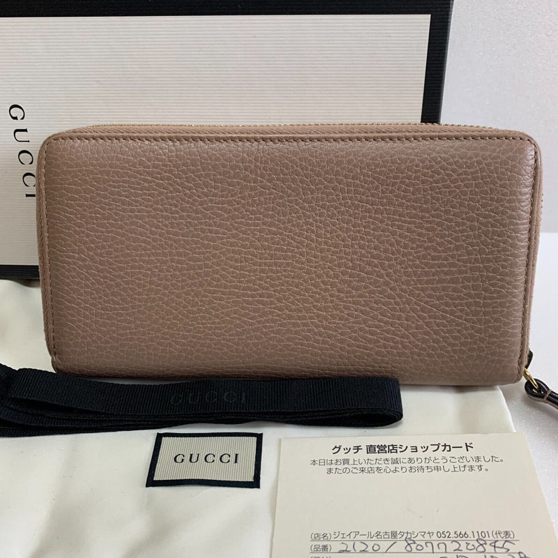 Gucci Gg Marmont Round Zipper