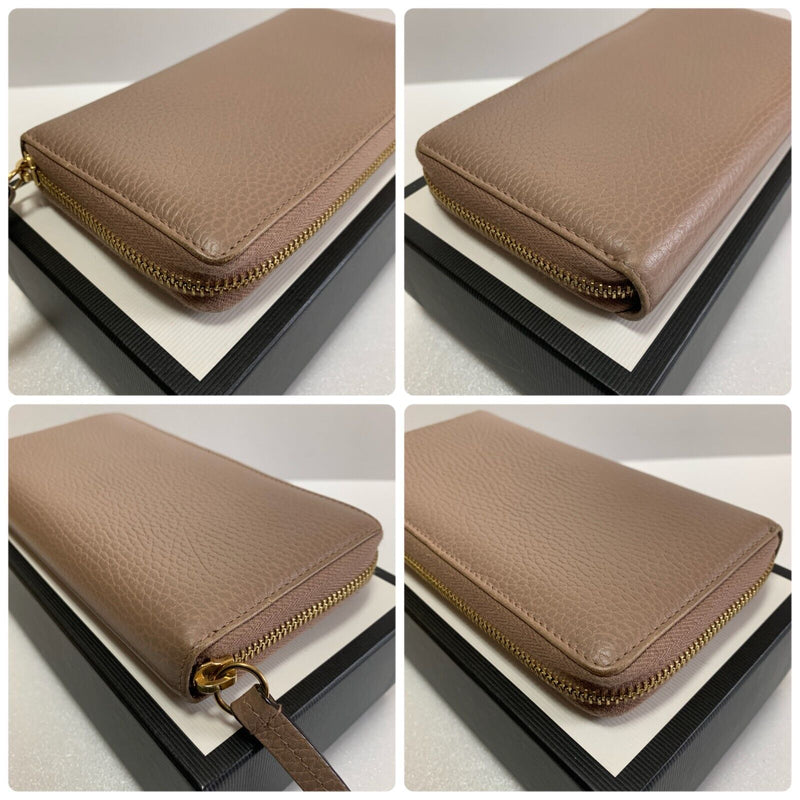 Gucci Gg Marmont Round Zipper