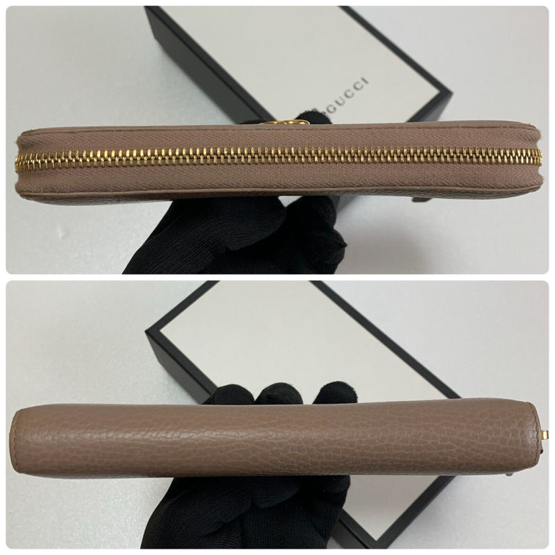 Gucci Gg Marmont Round Zipper
