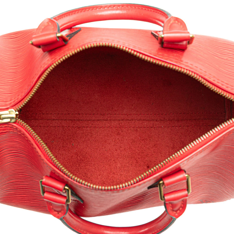 Louis Vuitton Epi Speedy 25 Red