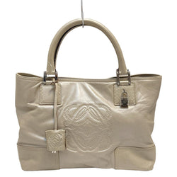 Loewe Amazona Fusta Beige Leather