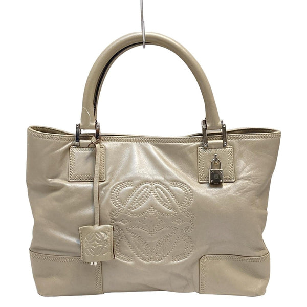 Loewe Amazona Fusta Beige Leather