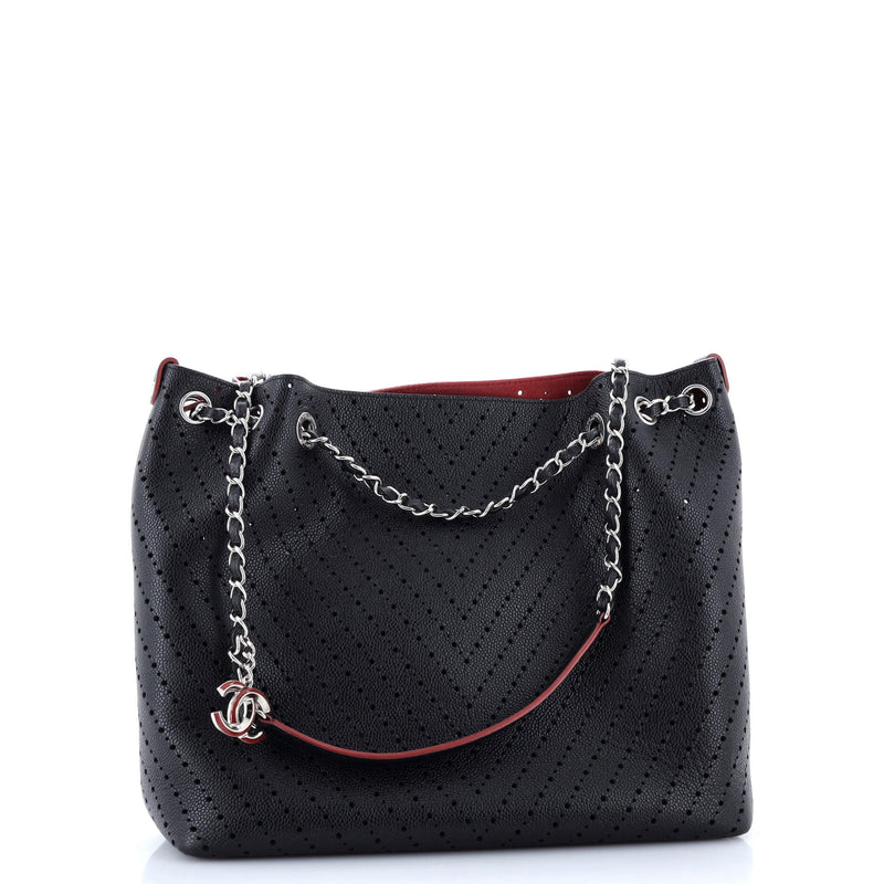 Chanel Accordion Shopping Tote