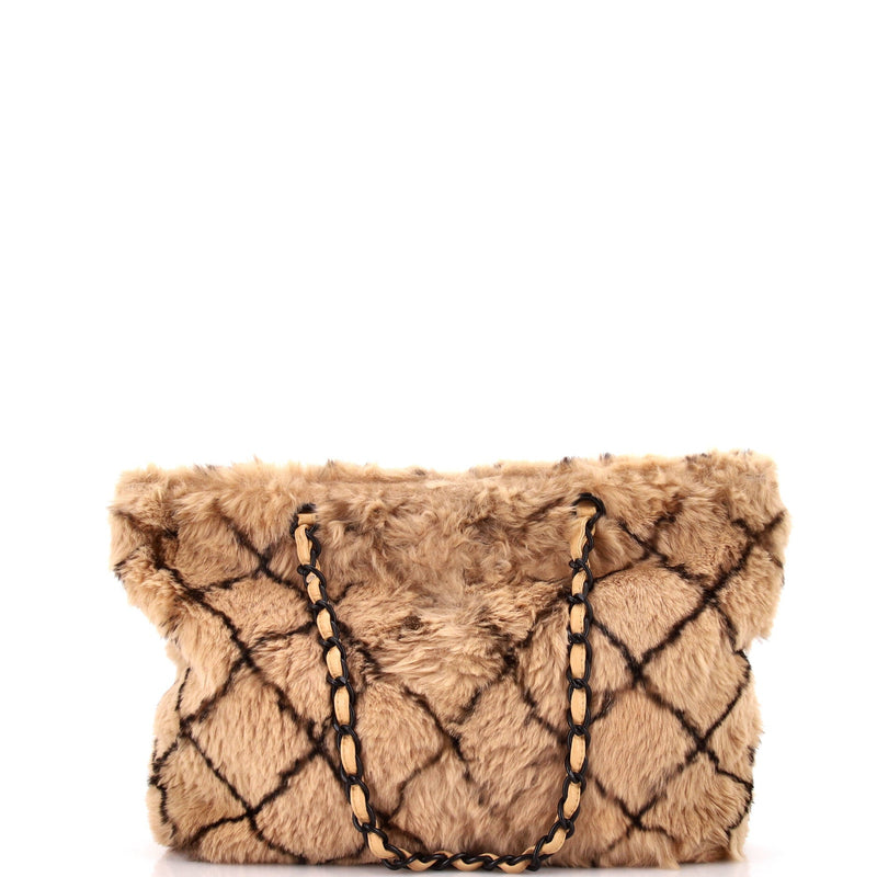 Chanel Vintage Cc Chain Tote Printed