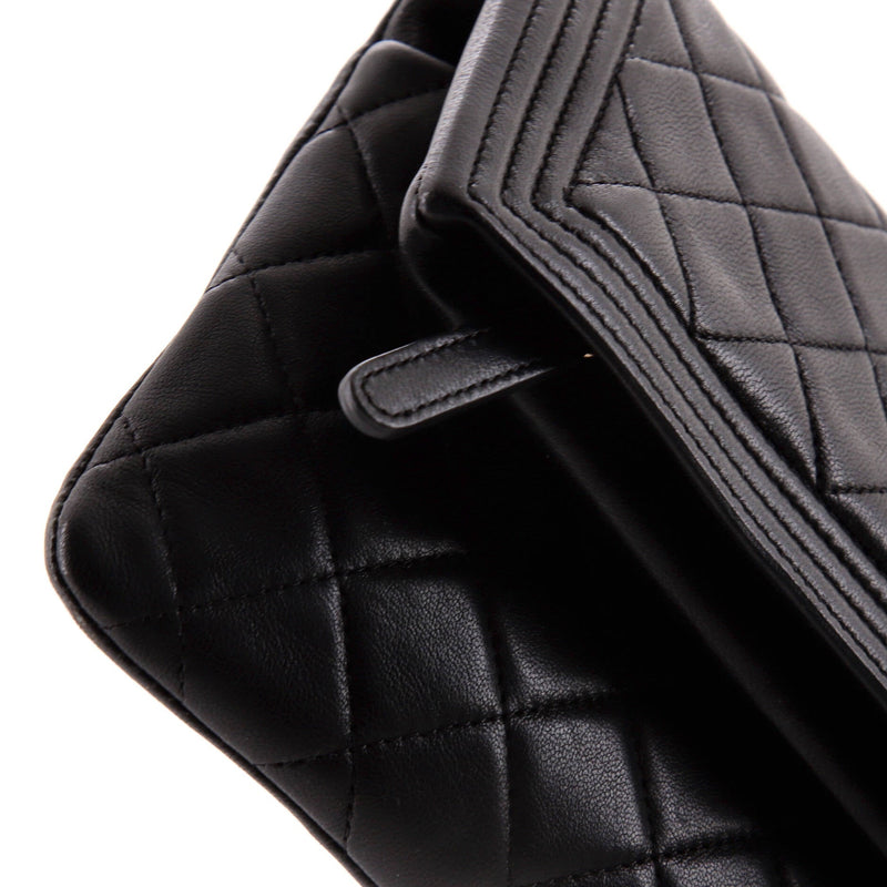 Chanel Boy Beauty Cc Clutch Quilted