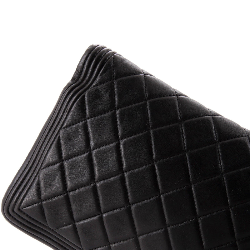 Chanel Boy Beauty Cc Clutch Quilted