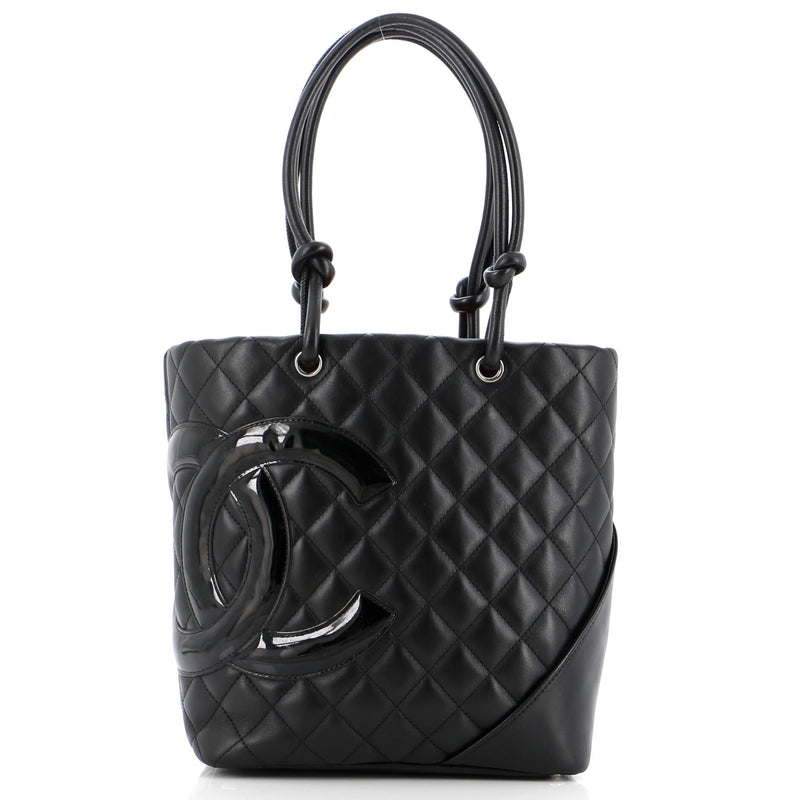 Chanel Cambon Tote Quilted Leather