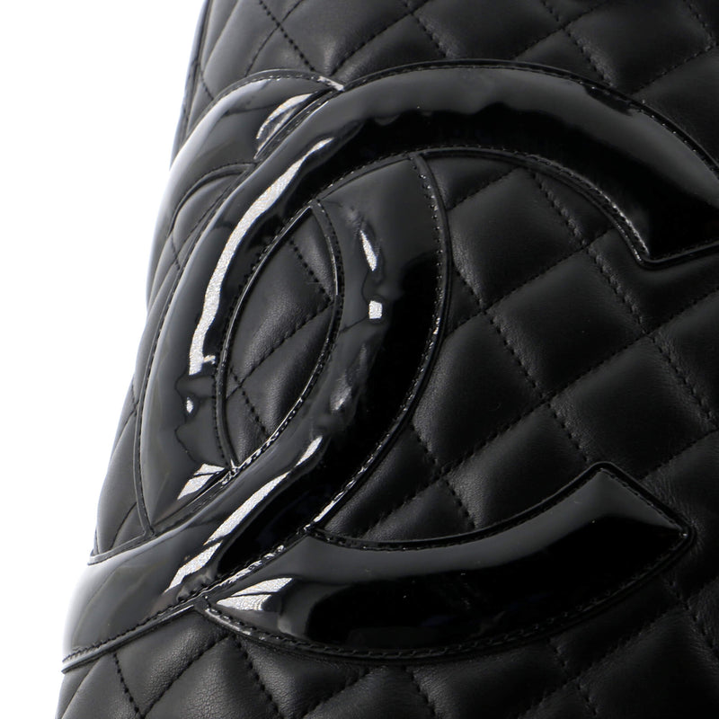 Chanel Cambon Tote Quilted Leather