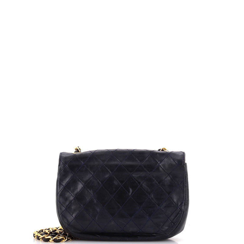 Chanel Vintage Round Flap Bag Quilted