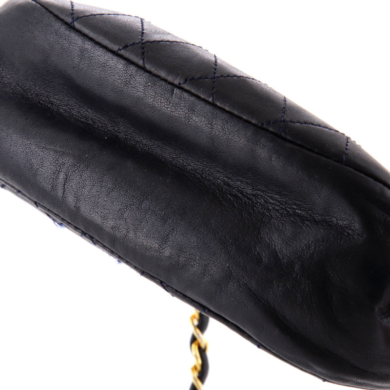Chanel Vintage Round Flap Bag Quilted