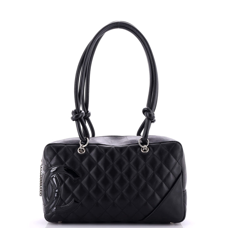 Chanel Cambon Bowler Bag Quilted Leather