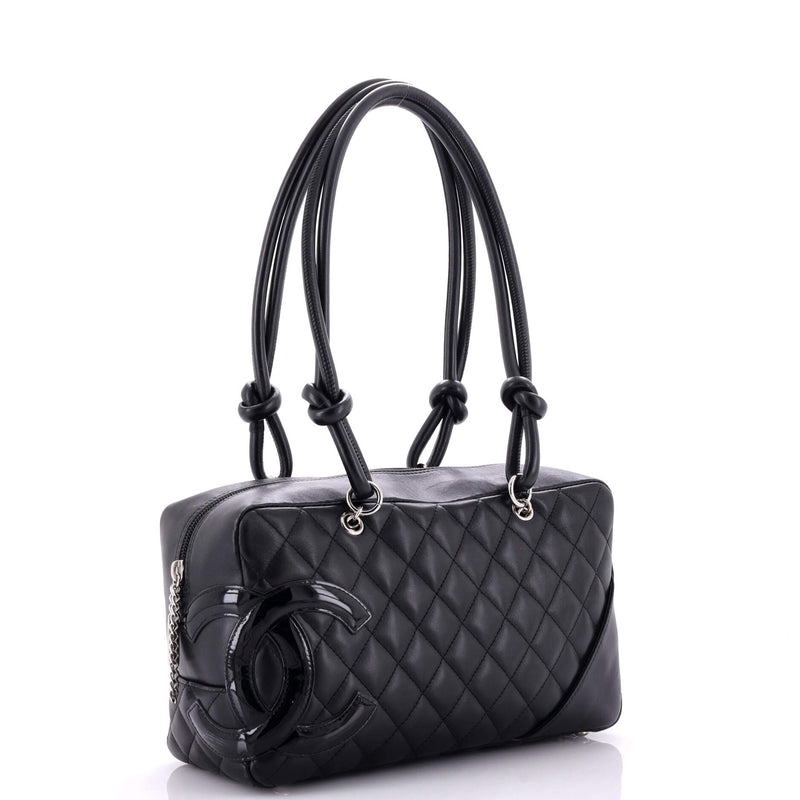 Chanel Cambon Bowler Bag Quilted Leather