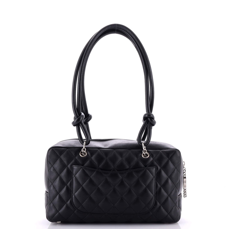 Chanel Cambon Bowler Bag Quilted Leather