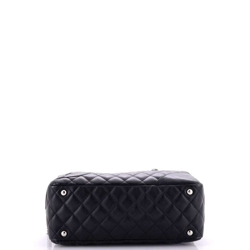 Chanel Cambon Bowler Bag Quilted Leather
