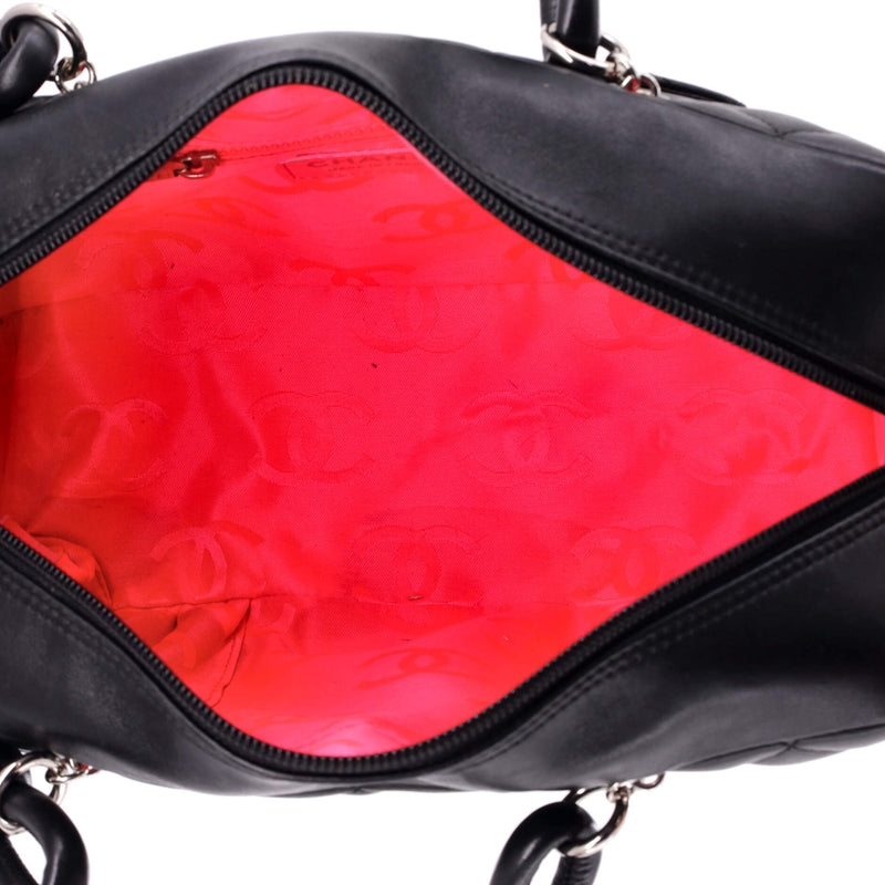 Chanel Cambon Bowler Bag Quilted Leather
